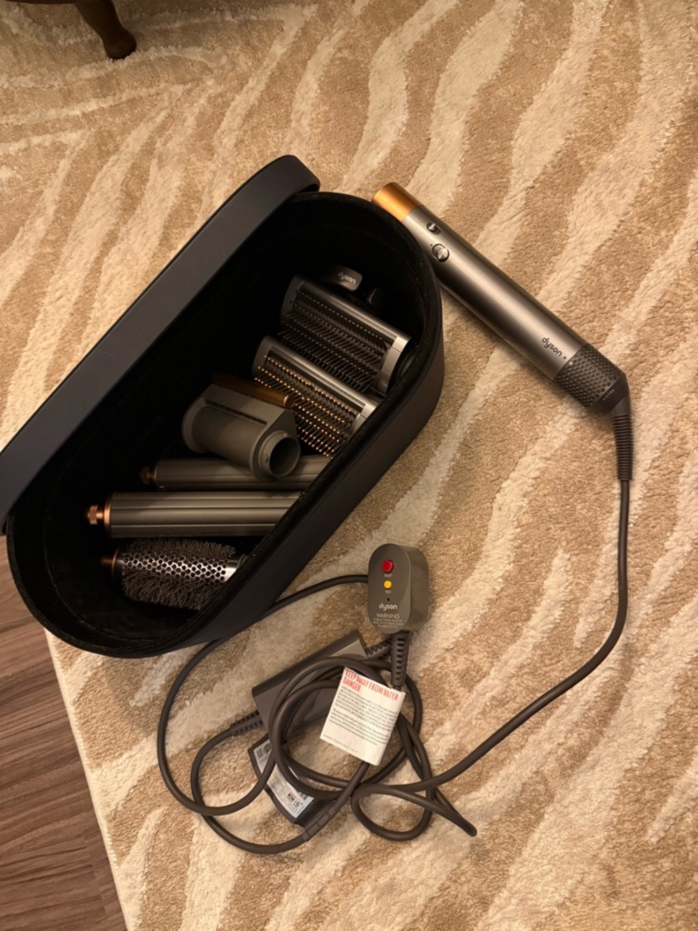 Dyson Airwrap Styler (Nickel) with Attachments